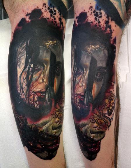 Tattoos - HEALED Mia Evil Dead Portrait, Continuation. - 114362