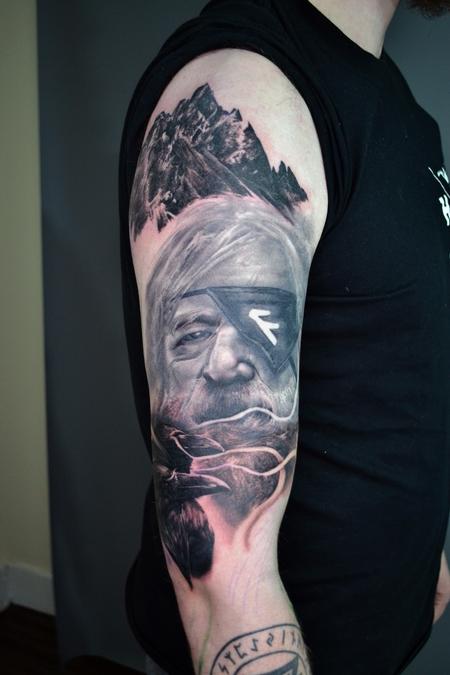 Tattoos - Odin - Norse Mythology Sleeve - 142123