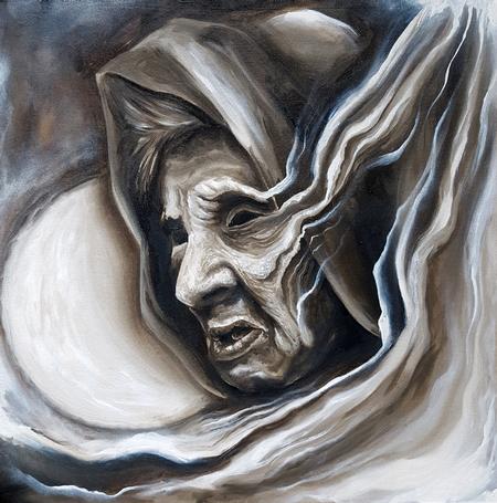 Tattoos - The Watcher Oil Painting - 116485