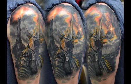 Tattoos - Witch King Of Angmar Lord Of The Rings Tattoo - 116079