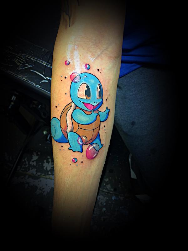 Art Immortal Tattoo : Tattoos : Traditional Asian : Squirtle