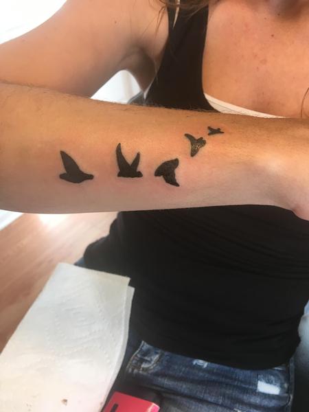 Tattoos - Bird silhouettes  - 139814