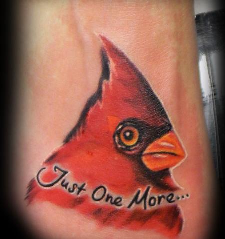 Tattoos - Cardinal and Lettering  - 140958