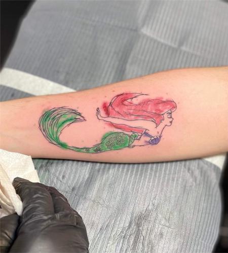 Tattoos - Little mermaid sketch - 143714