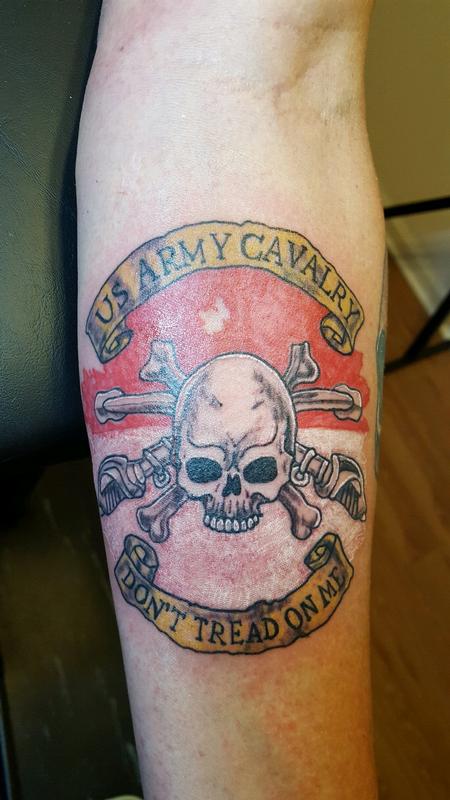 us army cavalry scout tattoos