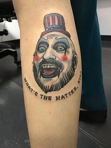 Blake Ohrt (MADISON) - Captain Spaulding Tattoo