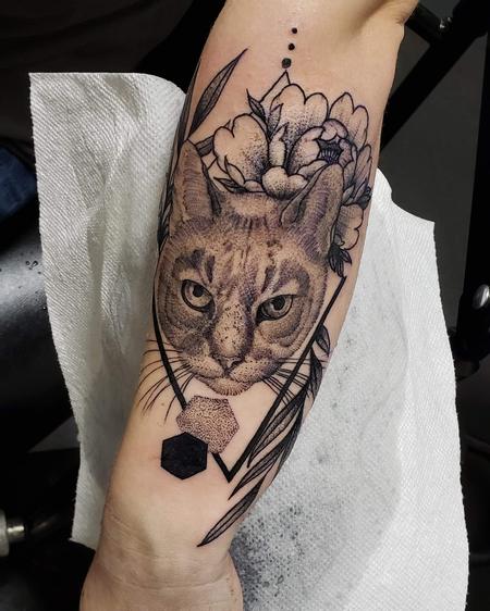 Tattoos - Pet cat portait - 141324