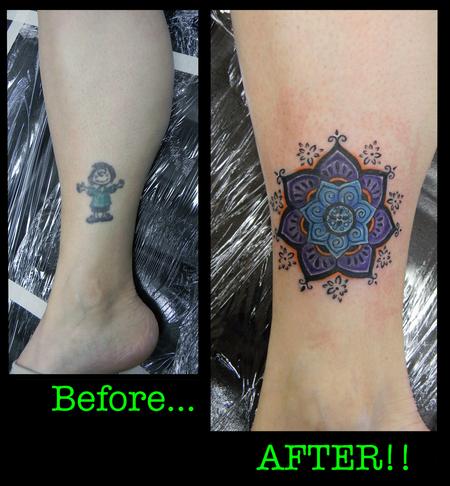 Tattoos - Before and After - 141002