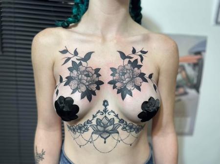 Tattoos - Peony - 143716