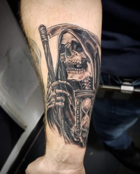 Blake Ohrt - Grimm reaper tattoo