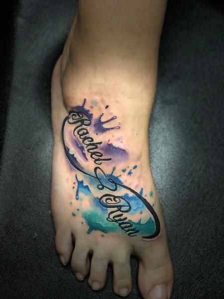 Tattoos - Watercolor names - 140973