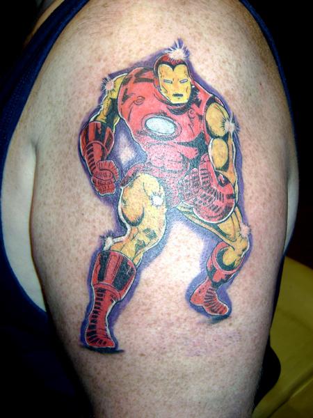 Tattoos - Ironman Comic Cover - 141000