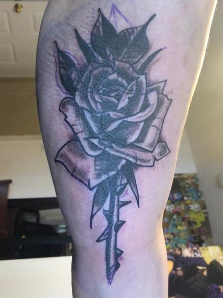 Tattoos - Coverup rose - 136195