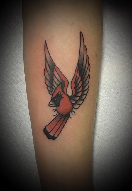 Nick Sadler - Cardinal Tattoo traditional 