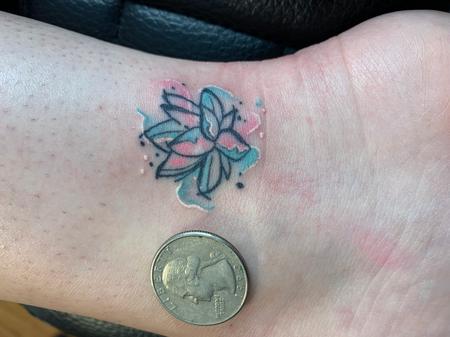 Tattoos - Watercolor lotus - 141679