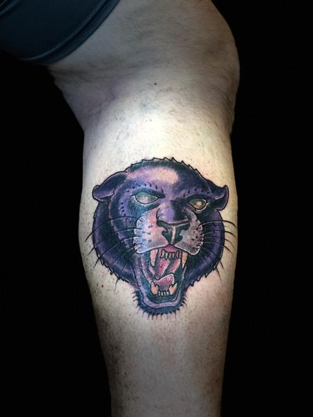 Tattoos - Purple panther - 131985