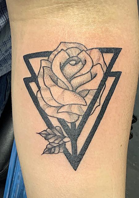 Tattoos - Stylistic rose - 138473