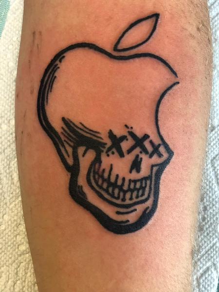 Tattoos - Apple skull - 131796