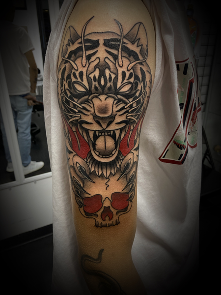 Tattoos - Tiger Skull - 143079