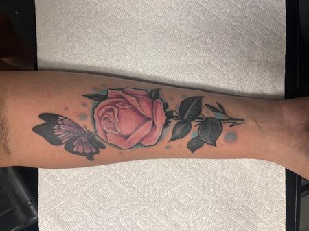 Tattoos - Flower butterfly - 144781