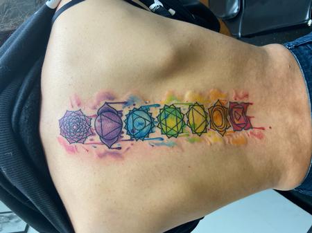 Tattoos - Watercolor symbols - 142593