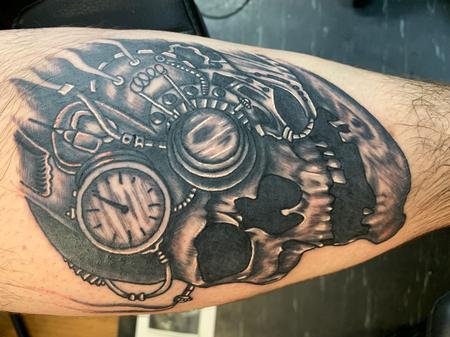 Tattoos - Steampunk skull - 141238