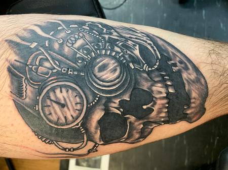 bubba underwood (PORTLAND) - Steampunk skull