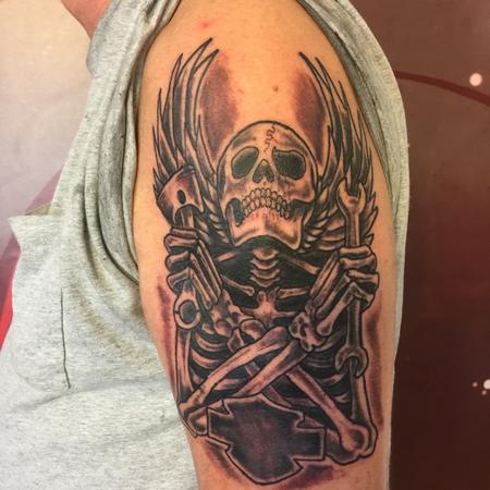 Jaisy Ayers (PORTLAND/MARICOPA) - Harley skeleton 