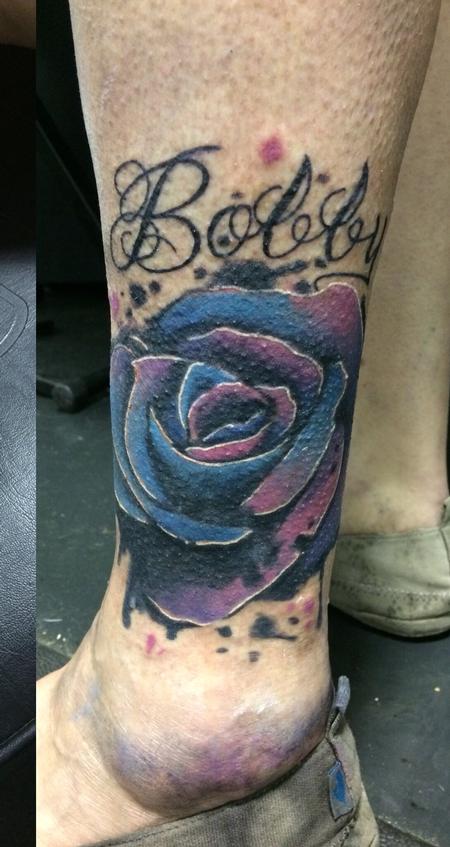 Jon Morrison - Water color rose cover up 