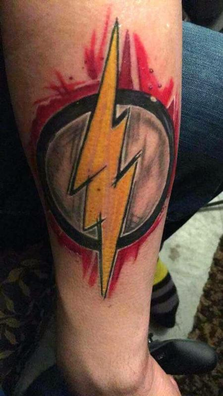 Tattoos - The Flash Logo, abstract - 140946
