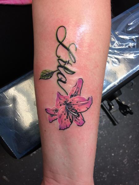 Tattoos - Script Lily  - 139411