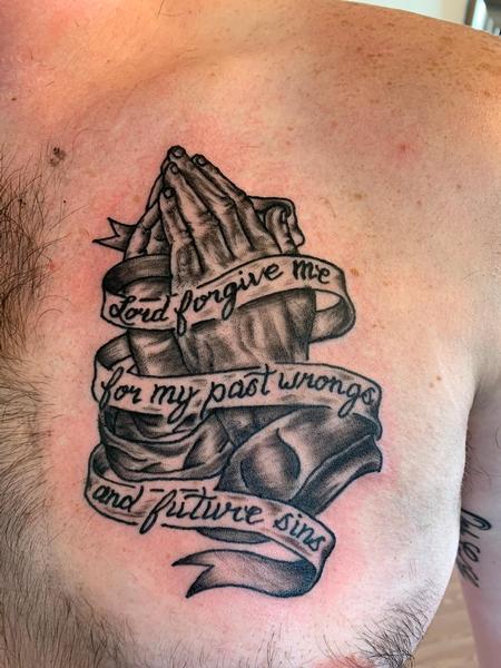 Tattoos - Praying hands - 140144