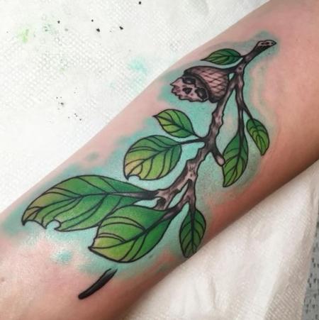 Tattoos - Acorn leaves - 144947