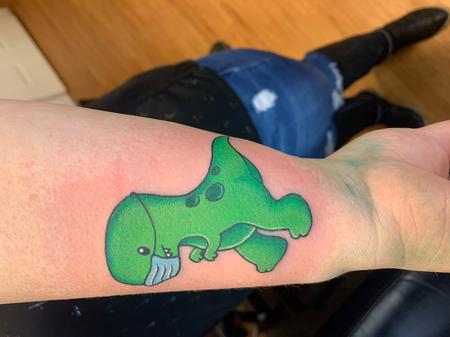 Tattoos - Dino with mask - 142283