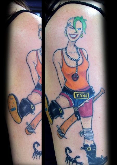 Tattoos - Tank Girl - 140939