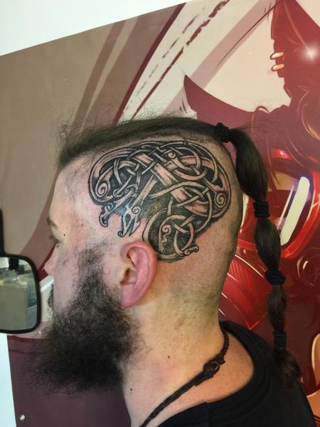 Tattoos - Celtic head knot - 130608