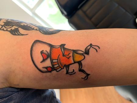 Tattoos - Zombie candy corn - 140601