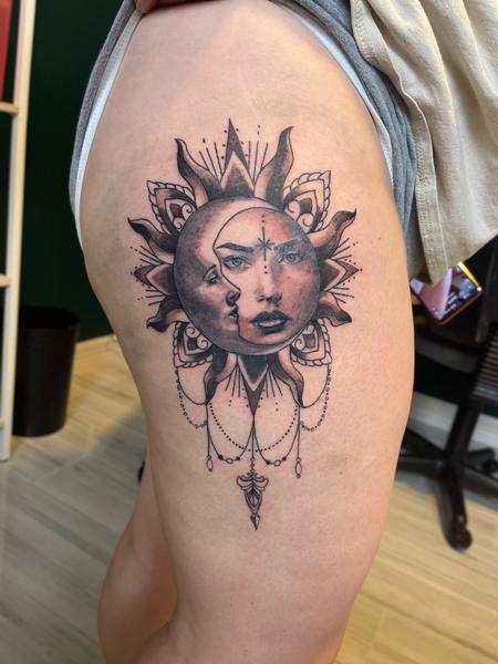 Tattoos - Sun moon - 143968