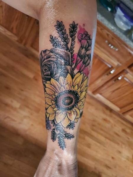 Tattoos - Floral Arm - 142214