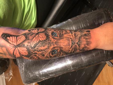 Tattoos - In Progress Snow Leopard - 142217