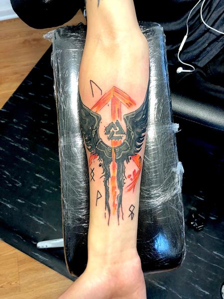 Tattoos - Valkyrie Wing - 142218