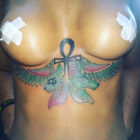 Tattoos - Egyptian under bust tattoo - 134020