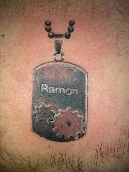 Jon Morrison (MADISON) - custom dog tag