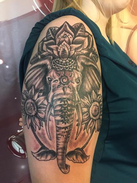 Tattoos - Elephant - 126453