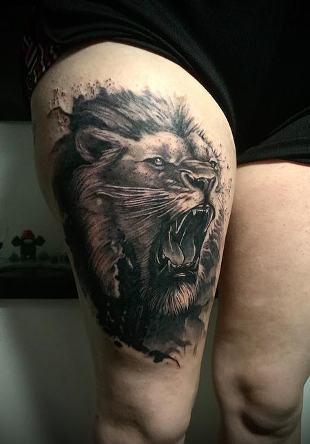 Tattoos - Lion - 146143