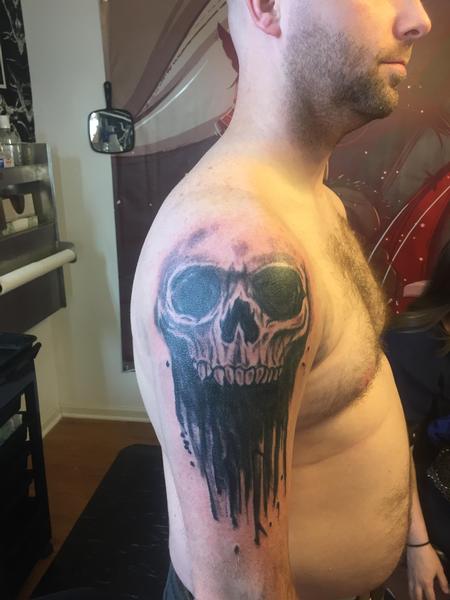 Jaisy Ayers (WOODLANDS TX) - Ink skull