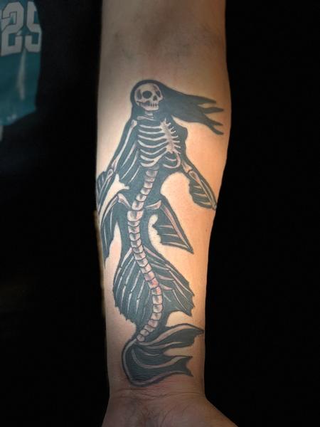 Tattoos - mermaid bones - 133832