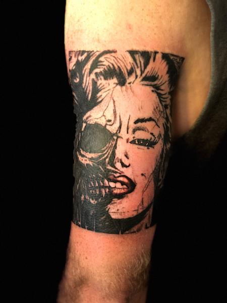 Tattoos - monroe skull - 134457