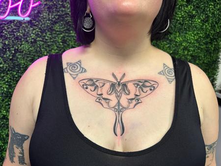 Tattoos - Moth lady - 145497