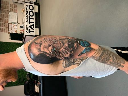Tattoos - Lion - 146537